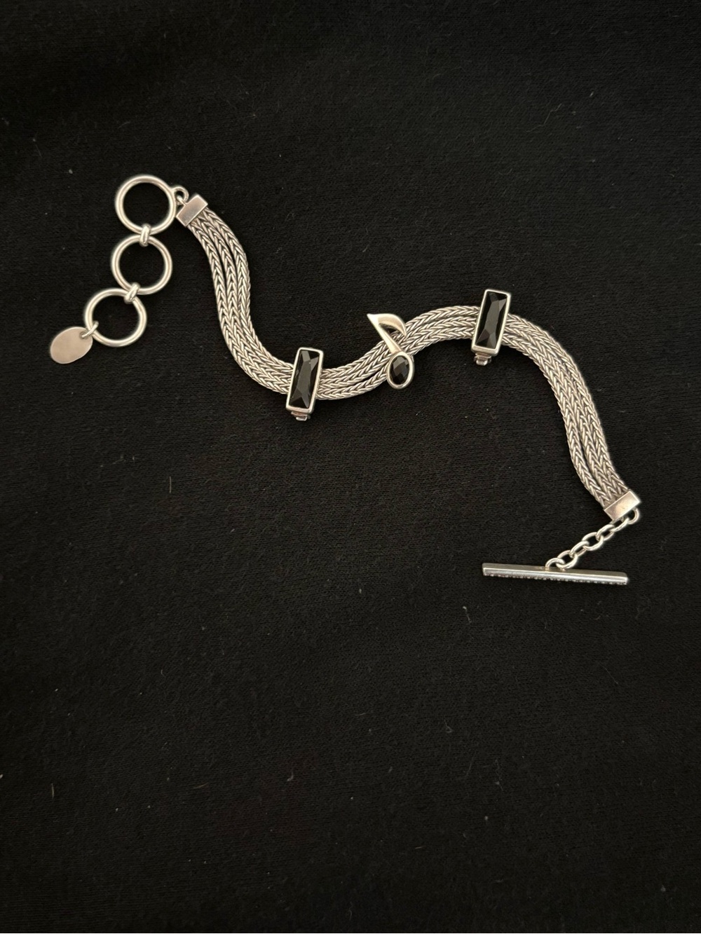 Lori Bonn 3 Strand Charm bracelet